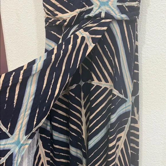 Maeve Black and Cream Patterned Maxi Dress - Picture 5 of 6